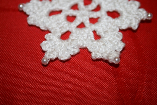 Hæklet snefnug - Crochet snowflakes